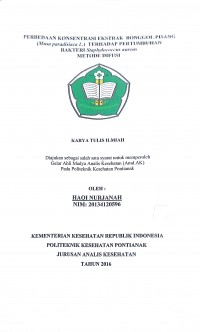 Tingkat Prevalensi Karies Gigi (DMF-T) Berdasarkan Karakteristik Penduduk Di Wilayah Kerja Puskesmas Telaga Biru Siantan Hulu Pontianak Utara / Syafria Sary Hastaria.-- Pontianak : Poltekkes Kemenkes Pontianak Jurusan Keperawatan Gigi, 2015.- 40 p