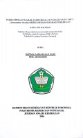 Perbandingan Kadar Asam Oksalat Pada Bayam Cabut (Amaranthus triccolor) Sebelum Dan Sesudah Perebusan / Hotma Parsaulian Pane.-- Pontianak : PoltekkesKemenkes Pontianak JurusanAnalis Kesehatan, 2016.- 55 p