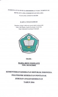 Tingkat Pengetahuan Ibu Tentang Cara Pencegahan Karies Gigi Pada Anak TK Islam Harapan Indah Pontianak Barat Tahun 2015 / Yuli Shara.-- Pontianak : Poltekkes Kemenkes Pontianak Jurusan Keperawatan Gigi, 2015.- 34 p