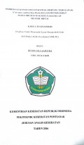 Perbedaan Konsentrasi Ekstrak Rimpang Temulawak (Curcuma xanthorrhiza Roxb) Dalam Menghambat Pertumbuhan Bakteri Escherichia coli Metode Difusi / Rendy Eka Saputra.-- Pontianak : PoltekkesKemenkes Pontianak JurusanAnalis Kesehatan, 2016.- 63 p