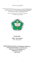 Pengaruh Konsentrasi Air Perasan Daun Kedondong (Spondias dulcis Forst) Dalam Menghambat Pertumbuhan Bakteri Escherichia Coli Metode Difusi / Hoironi, Abdul Ajis.-- Pontianak : PoltekkesKemenkes Pontianak JurusanAnalis Kesehatan, 2017.- 42 p