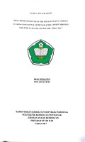 Pengaruh Konsentrasi Air Perasan Daun Andong (Cordyline fruticosa) Dalam Menghambat Pertumbuhan Bakteri Escherichia coli Metode “Dilusi Agar”/ Adam Soefian.-- Pontianak : PoltekkesKemenkes Pontianak JurusanAnalis Kesehatan, 2017.- 39 p