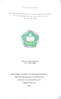 Analisis Kadar Protein Pada Tempe Gembus Yang Dijual Di Pasar Tradisional Kecamatan Rasau Jaya Metode Kjeldahl / Saputra, Nur Afiandi.-- Pontianak : PoltekkesKemenkes Pontianak JurusanAnalis Kesehatan, 2018.- 46p