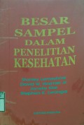 BESAR SAMPEL DALAM PENELITIAN KESEHATAN