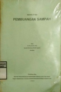 BIDANG STUDI PEMBUANGAN SAMPAH