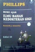 BUKU AJAR ILMU BAHAN KEDOKTERAN GIGI : Edisi 10