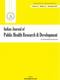 INDIAN JOURNAL OF PUBLIC HEALTH RESEARCH & DEVELOPMENT | An International Journal