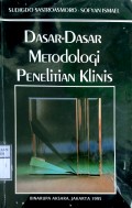 DASAR-DASAR METODOLOGI PENELITIAN KLINIS