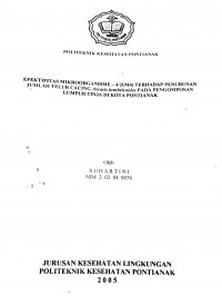 EFEKTIFITAS MIKROORGANISME -4 (EM4) TERHADAP PENURUNAN JUMLAH TELUR CACING Ascaris lumbricoides PADA PENGOMPOSAN LUMPUR TINJA DI KOTA PONTIANAK