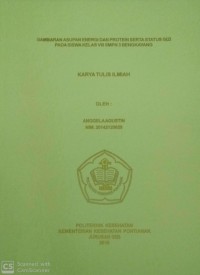 Gambaran Asupan Energi Dan Protein Serta Status Gizi Pada Siswa Kelas VII SMP N 3 Bengkayang