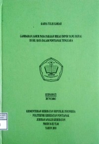 Gambaran Jamur Pada Pakaian Bekas Impor Yang Dijual Dijual Di Sei.Raya Dalam Pontianak Tenggara