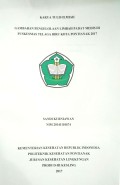 Gambaran Pengelolaan Limbah Padat Medis Di Puskesmas Telaga Biru Kota Pontianak 2017