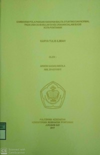 Gambaran Pola Pangan Harapan Balita Stunting Dan Normal Pada Usia 24-59 Bulan Di Kelurahan Dalam Bugis Kota Pontianak