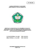LAPORAN PENELITIAN CALON DOSEN 
RISET PEMBINAAN TENAGA KESEHATAN : HUBUNGAN ASI EKSLUSIF DAN USIA PEMBERIAN MAKANAN PENDAMPING ASI (MP-ASI) TERHADAP KEJADIAN DIARE PADA ANAK USIA 7 – 59 BULAN DI WILAYAH KERJA PUSKESMAS SUNGAI RAYA DALAM KALIMANTAN BARAT