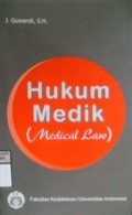 HUKUM MEDIK (Medical Law)