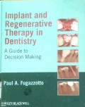 IMPLANT AND REGERATIVE THERAPY IN DENISTRY