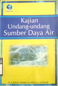 KAJIAN UNDANG-UNDANG SUMBER DAYA AIR