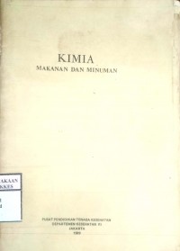 KIMIA MAKANAN DAN MINUMAN