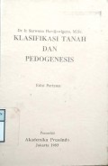 KLASIFIKASI TANAH DAN PEDOGENESIS