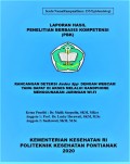 LAPORAN HASIL PENELITIAN BERBASIS KOMPETENSI (PBK) : Rancangan Deteksi Aedes Spp Dengan Webcam Yang Dapat Diakses Melalui Handphone Menggunakan Jaringan Wi-fi