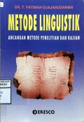 METODE LINGUISTIK : Ancangan Metode Penelitian dan Kajian