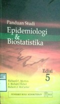 PANDUAN STUDI EPIDEMIOLOGI & BIOSTATISTIKA