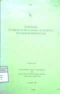 PEDOMAN PEMBINAAN PENGUSAHA JASA BOGA DI DAERAH PERKOTAAN