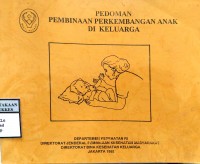 PEDOMAN PEMBINAAN PERKEMBANGAN ANAK DI KELUARGA