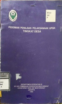 PEDOMAN PENILAIAN PELAKSANAAN UPGK TINGKAT DESA