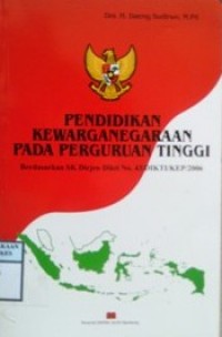 PENDIDIKAN KEWARGANEGARAAN PADA PERGURUAN TINGGI