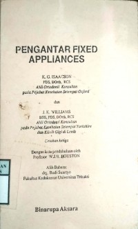 PENGANTAR FIXED APPLIANCES