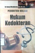 PENUNTUN KULIAH HUKUM KEDOKTERAN