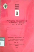 PETUNJUK PELAKASANAAN KONSELING INFEKSI HIV & AIDS    seri 8