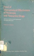 PROOF OF THERAPEUTICAL EFFECTIVENESS OF NOOTROPIC AND VASOACTIVE DRUGS