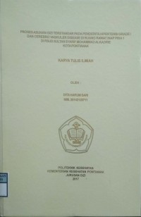 Proses Asuahn Gizi Terstandar Pada Penderita Hipertensi Grade 1 Dan Cerebro Vaskuler Disease Di Ruang Rawat Indap Pria 1 Di RSUD Sultan Syarif Mohammad Alkadrie