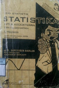 STATISTIKA UNTUK KEDOKTERAN DAN KESEHATAN