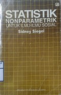 STATISTIK NON PARAMETRIK UNTUK ILMU-ILMU SOSIAL