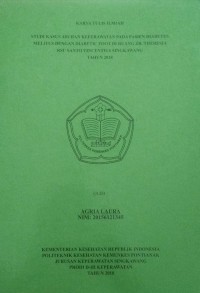 STUDI KASUS ASUHAN KEPERAWATAN PADA PASIEN DIABETES MELITUS DENGAN DIABETIC FOOT DI RUANG ZR. THERESIA RSU SANTO VINCENTIUS SINGKAWANG  TAHUN 2018