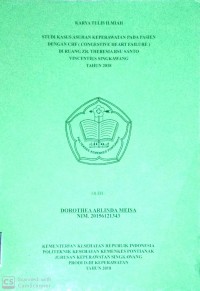 Studi Kasus Asuhan Keperawatan Dengan Penyakit Paru Obstruktif Kronik Di Ruang Zr. Theresia Rumah Sakit Umum Santo Vincentius Singkawang Tahun 2018