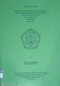 Studi Kasus Asuhan Keperawatan Pada Psien Dengan Penyakit Paru Obstruksi Kronik Di Ruang Penyakit Dalam RSUD dr. Abdul Aziz Singkawang Tahun 2018