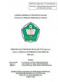 PEMANFAATAN EKSTRAK UBI JALAR UNGU (IpomoEa batatas L) SEBAGAI ANTIOKSIDAN PADA MD-YAK KELAPA