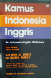 Kamus Indonesia - Inggris An Indonesian-English Dictionary