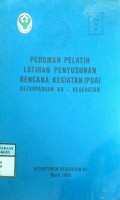 PEDOMAN PELATIH LATIHAN PENYUSUNAN RENCANA KEGIATAN ( POA ) KETERPADUAN KB - KESEHATAN